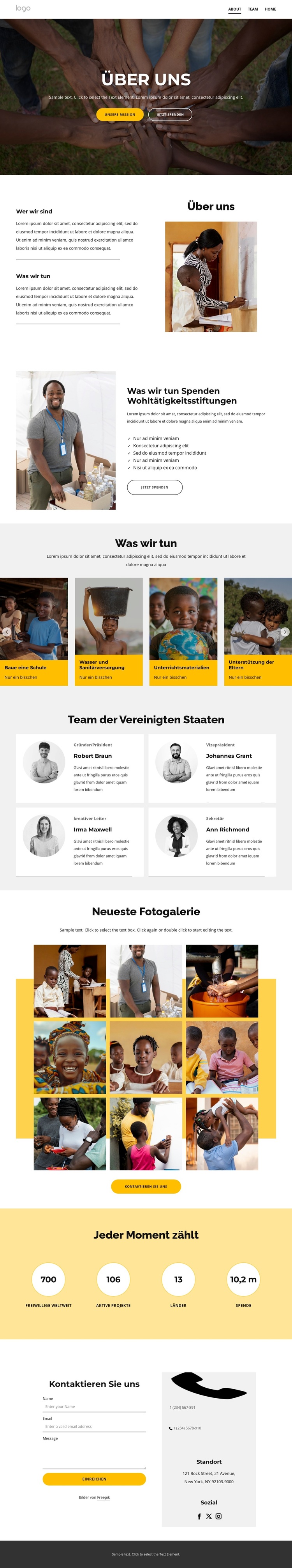 Wohltätigkeitsorganisation für Kinder WordPress-Theme