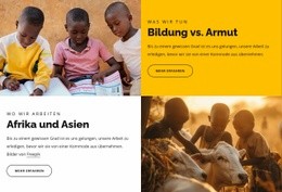 Premium-Landingpage Für Der Beste Weg Aus Der Armut