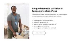 Una Organización Benéfica O De Beneficencia - Inspiración Para El Diseño De Sitios Web