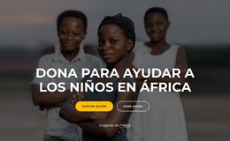 Caridad África - Plantilla Joomla Para Cualquier Dispositivo