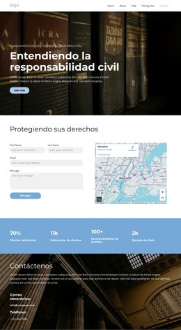 Sitio De WordPress Para Derechos Legales Explicados