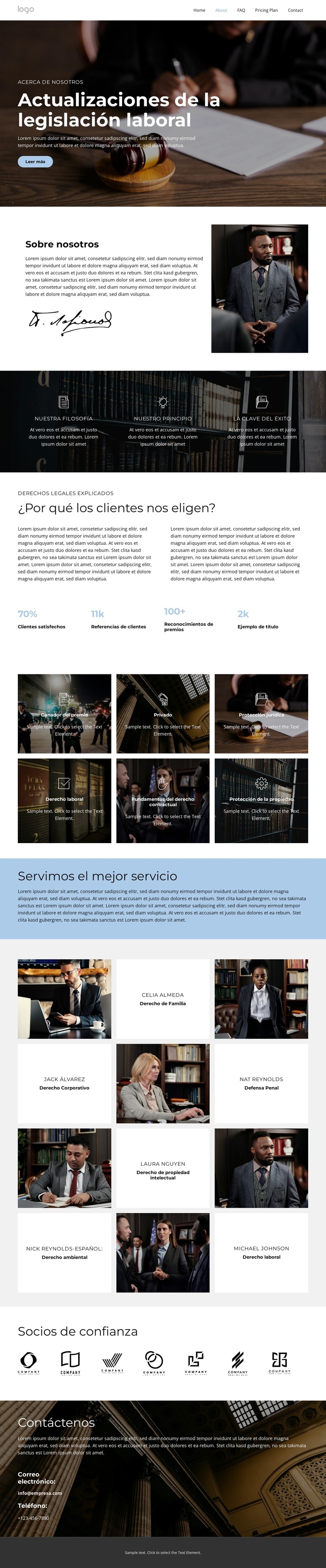 Desarrollo sostenible Tema de WordPress