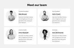 Our special team - CSS Template by Nicepage