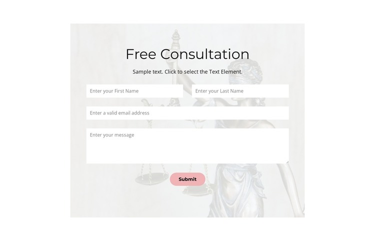 Specializes in divorce settlements HTML Template