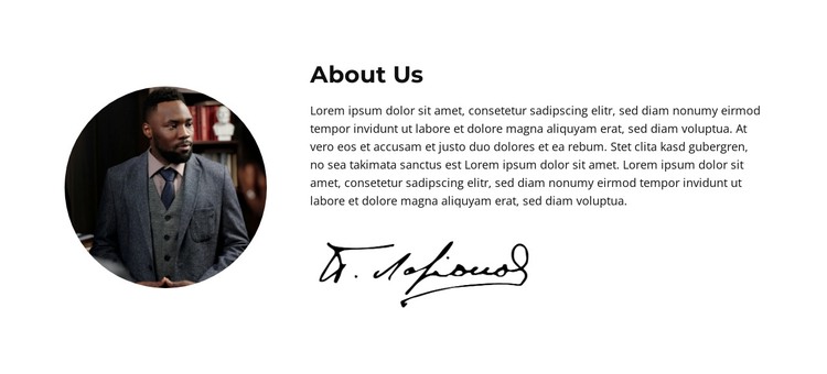 Wrongful termination HTML Template