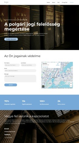 Kapcsolatfelvételi Oldal