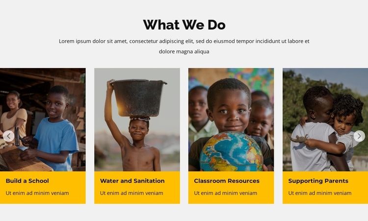 Donate to help children in Africa Joomla Template