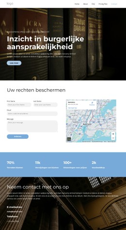 Juridische Rechten Uitgelegd CSS-Sjabloon