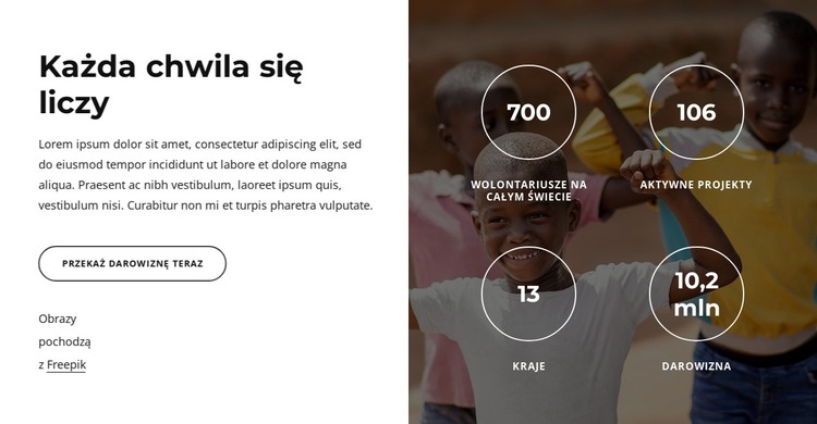 Jesteśmy organizacją non-profit Szablon HTML