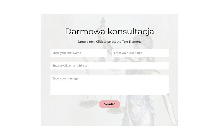 Specjalizuje się w rozstrzyganiu spraw rozwodowych Szablon HTML5