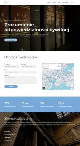 Wyjaśnienie Prawnych Praw - Najlepszy Szablon Strony Internetowej