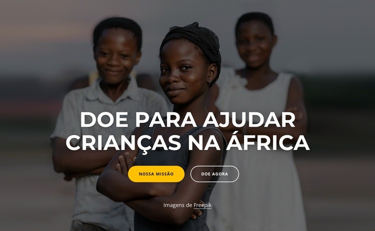 Caridade África Template CSS