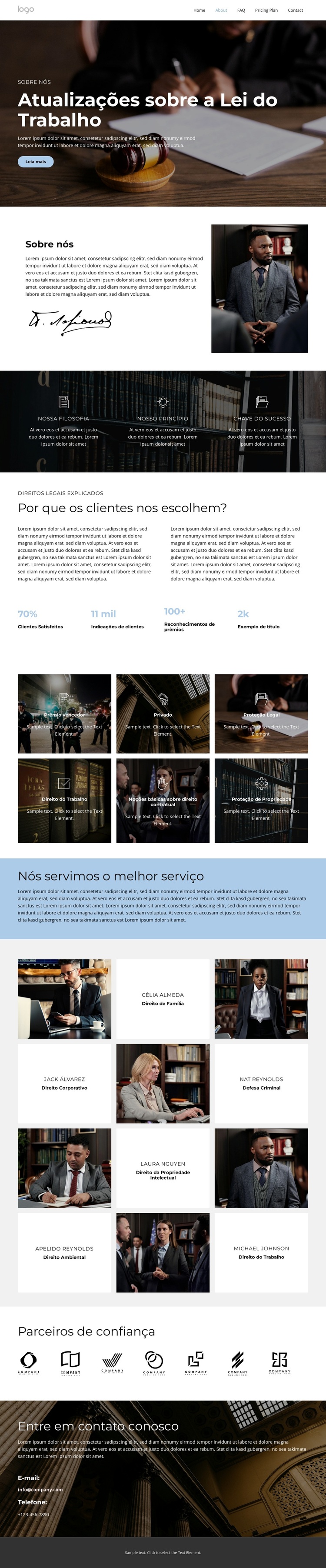 Desenvolvimento sustentável Tema WordPress