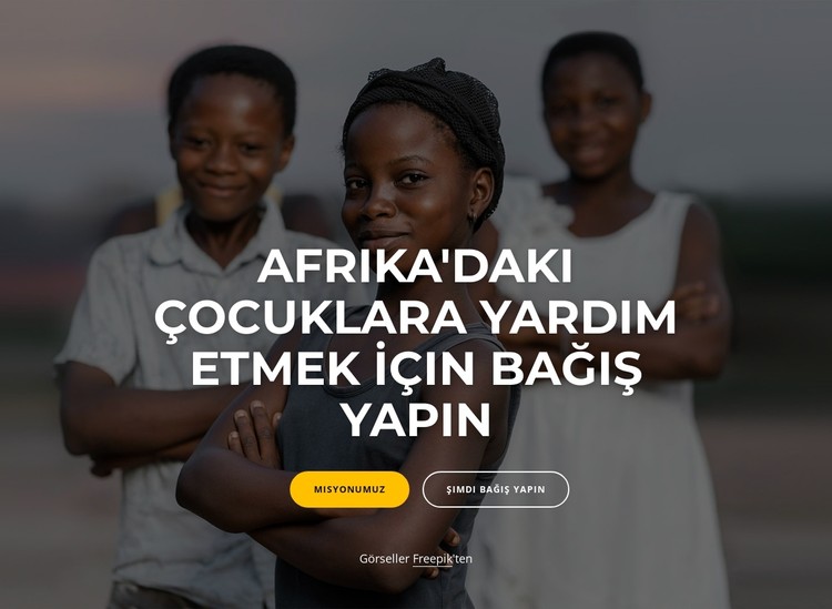 Afrika Yardım Derneği CSS Şablonu