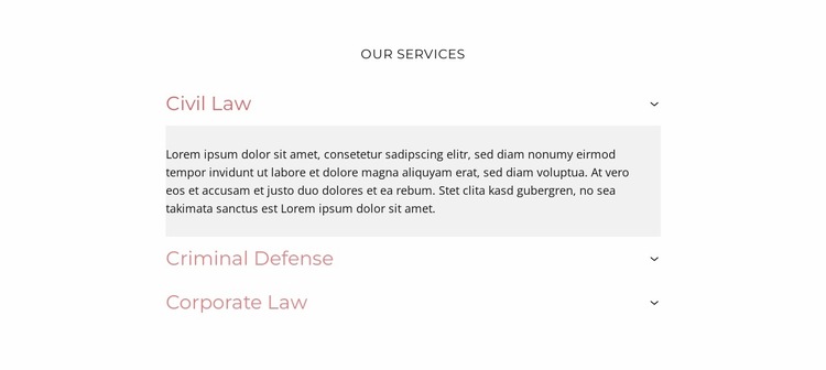 Specializes in patent law Website Builder Templates