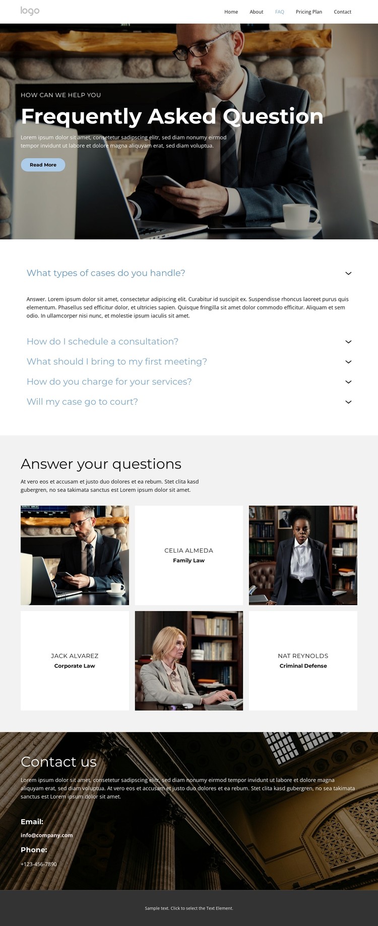 Trusted Legal Advisors CSS Template