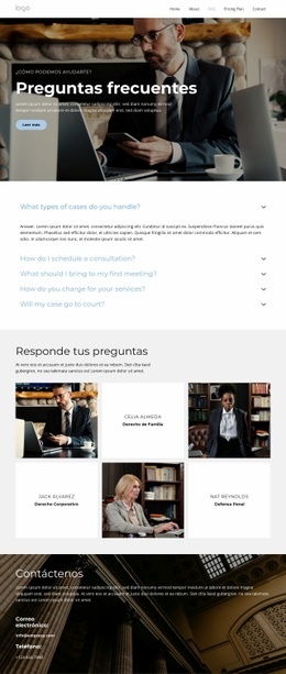 Asesores Legales De Confianza - Creador Del Sitio Web