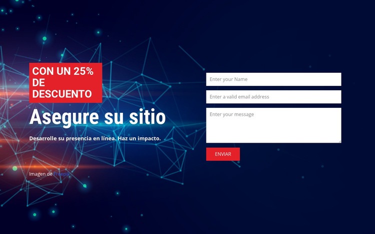 Asegure su sitio Diseño de páginas web