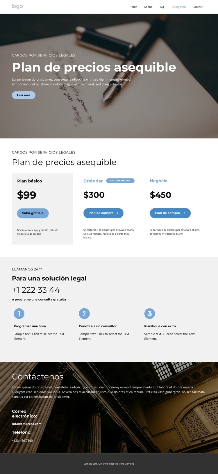 Asesoría Jurídica Profesional Tema de WordPress