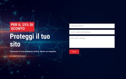 Proteggi Il Tuo Sito Modello HTML5 E CSS3