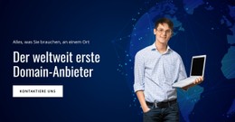 Kostenloses HTML5 Für Domainregistrierungsservice