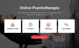 Site-Vorlage Für Therapie Von Ihrer Couch