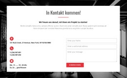 Ihre Telefonnummer Und E-Mail-Adresse – Inspiration Für HTML5-Vorlagen