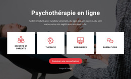 Modèle De Site Pour Thérapie Depuis Votre Canapé