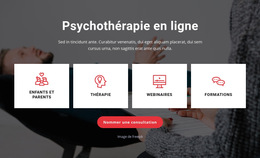 Thérapie Depuis Votre Canapé : Modèle De Site Web Simple