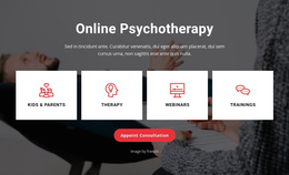 Therapy From Your Couch - Customizable Professional One Page Template