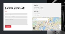 Kontaktalternativ Gratis CSS-Webbplatsmall