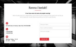 Ditt Telefonnummer Och Din E -Postadress - Anpassningsbar Professionell Design