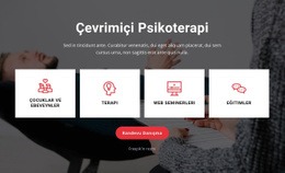 Koltuğunuzdan Terapi - Özelleştirilebilir Profesyonel Tek Sayfalık Şablon