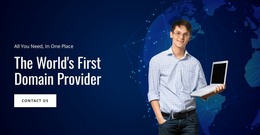 Domain Registration Service - WordPress Theme