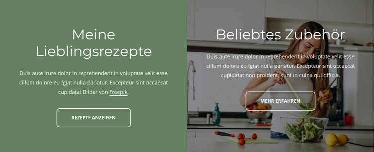 Meine Lieblingsrezepte WordPress-Theme