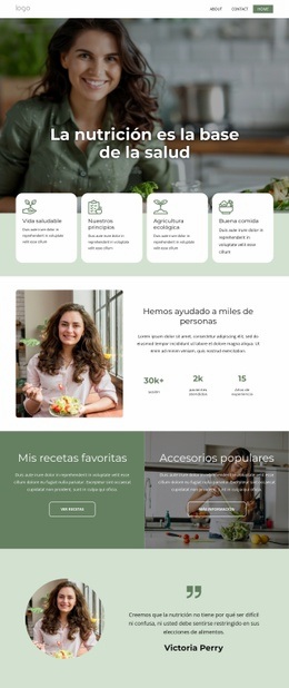 Terapeuta Nutricional Calificado #Html5-Template-Es-Seo-One-Item-Suffix