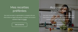 Mes Recettes Préférées – Téléchargement Du Modèle De Site Web