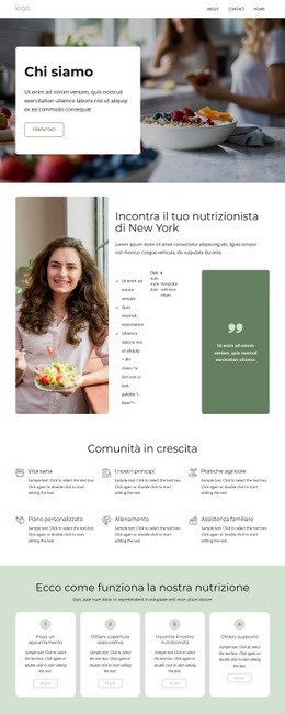 Nutrizionista Certificato - Funzionalità Di Creazione Siti Web