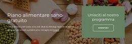 Piano Alimentare Sano Gratuito - Premium HTML Page Generator