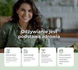 Odżywianie Jest Podstawą Zdrowia - Narzędzie Do Tworzenia Witryn Typu „Przeciągnij I Upuść”