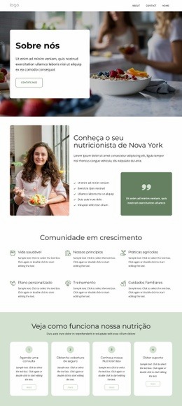 Nutricionista Certificada