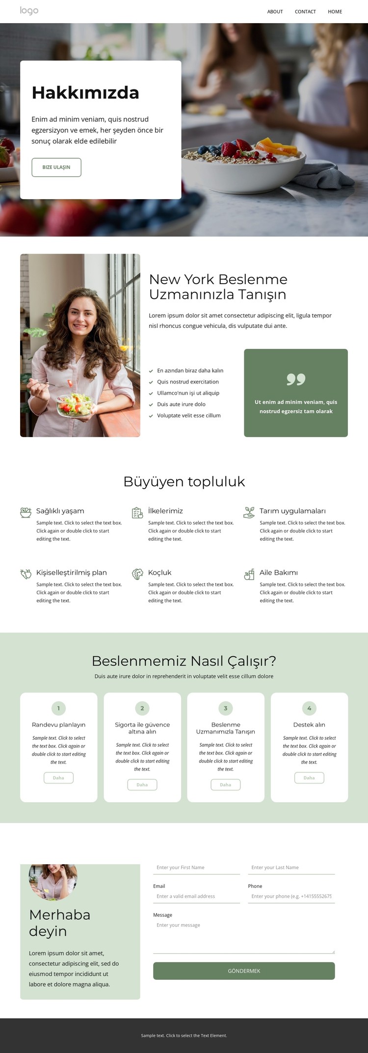 Sertifikalı beslenme uzmanı CSS Şablonu