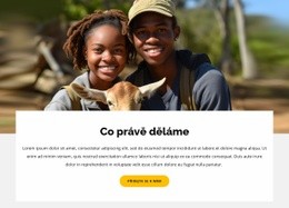 Přispějte Na Pomoc Africkým Dětem – Bezplatné Šablony