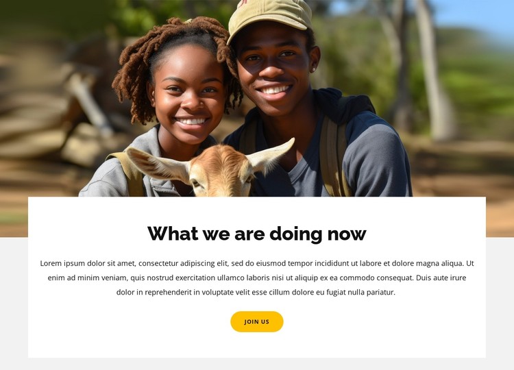 Donate to help African children CSS Template