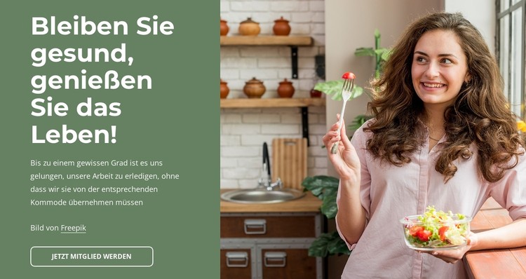 Ihr persönlicher Ernährungsexperte CSS-Vorlage