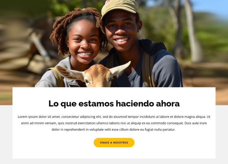 Dona para ayudar a los niños africanos Plantilla HTML