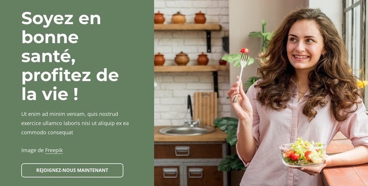 Votre expert personnel en nutrition Conception de site Web