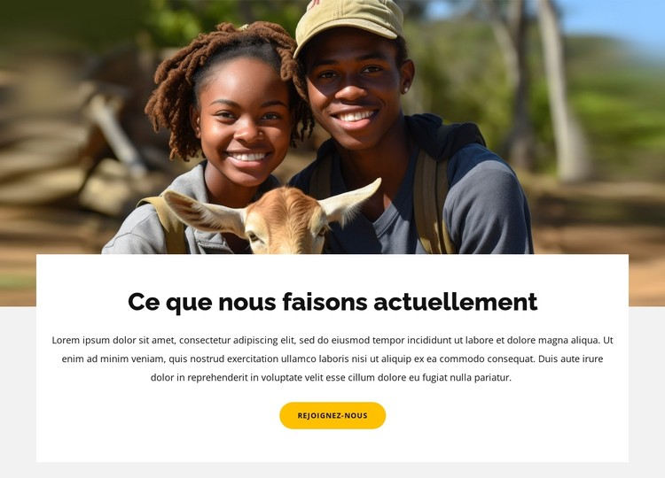 Faites un don pour aider les enfants africains Modèle CSS