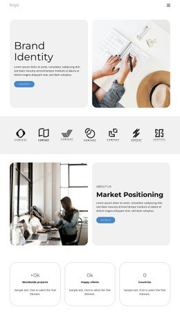 Market Positioning - Custom Homepage Design