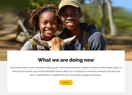 Donate To Help African Children - Custom HTML5 Template